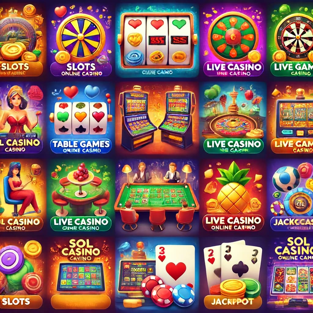 Juegos en Sol casino en línea