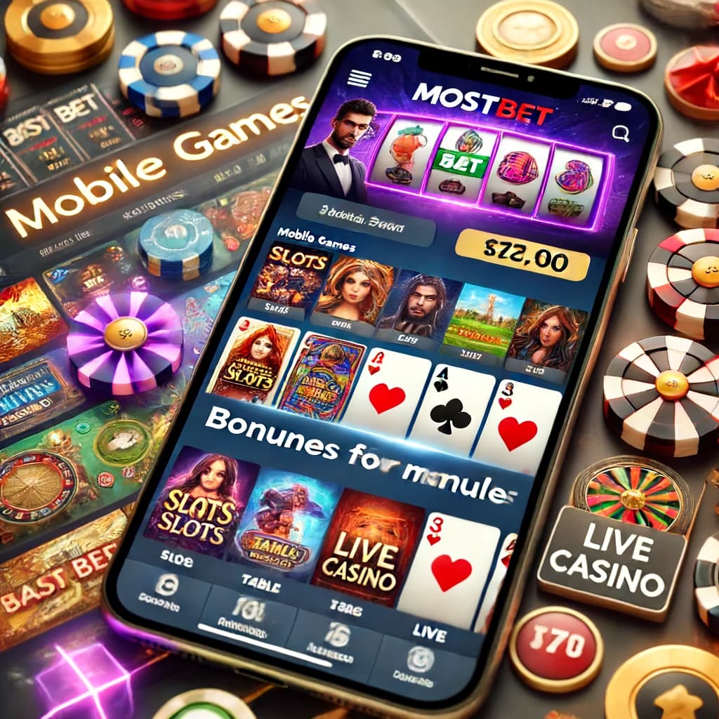 Juegos móviles en el casino en línea Mostbet