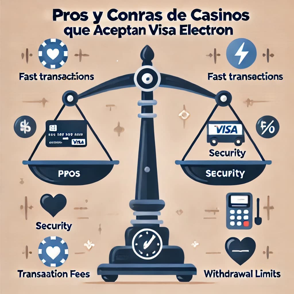 Pros y Contras de Casinos que Aceptan Visa Electron